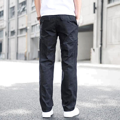 Men's cotton cargo trousers