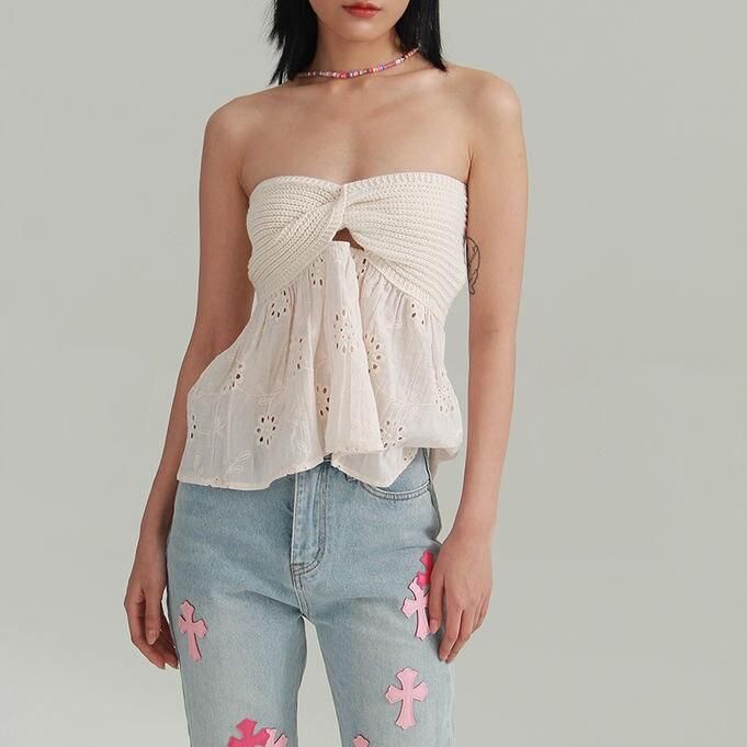 Kai - Summer Chic Sleeveless Cross-Up Tank Top for Women