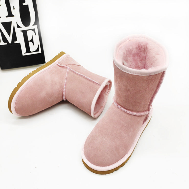 Jayla - Women's snow boots with half calf height and flat heel