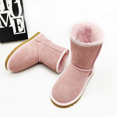 Jayla - Women's snow boots with half calf height and flat heel