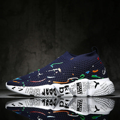 Men's breathable fabric trainers urban style - Adrian