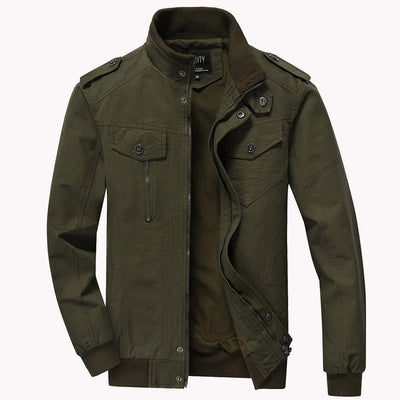 Men's jacket cotton military casual - Arvid
