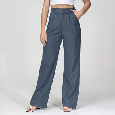 High rise wide leg dress pants - Elira