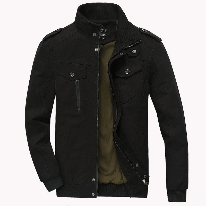 Men's jacket cotton military casual - Arvid