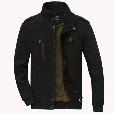 Men's jacket cotton military casual - Arvid