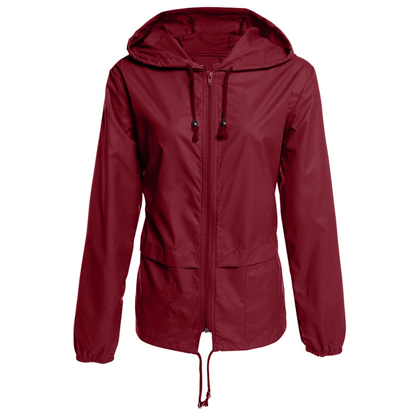 Lightweight waterproof jacket with hood - Elarat