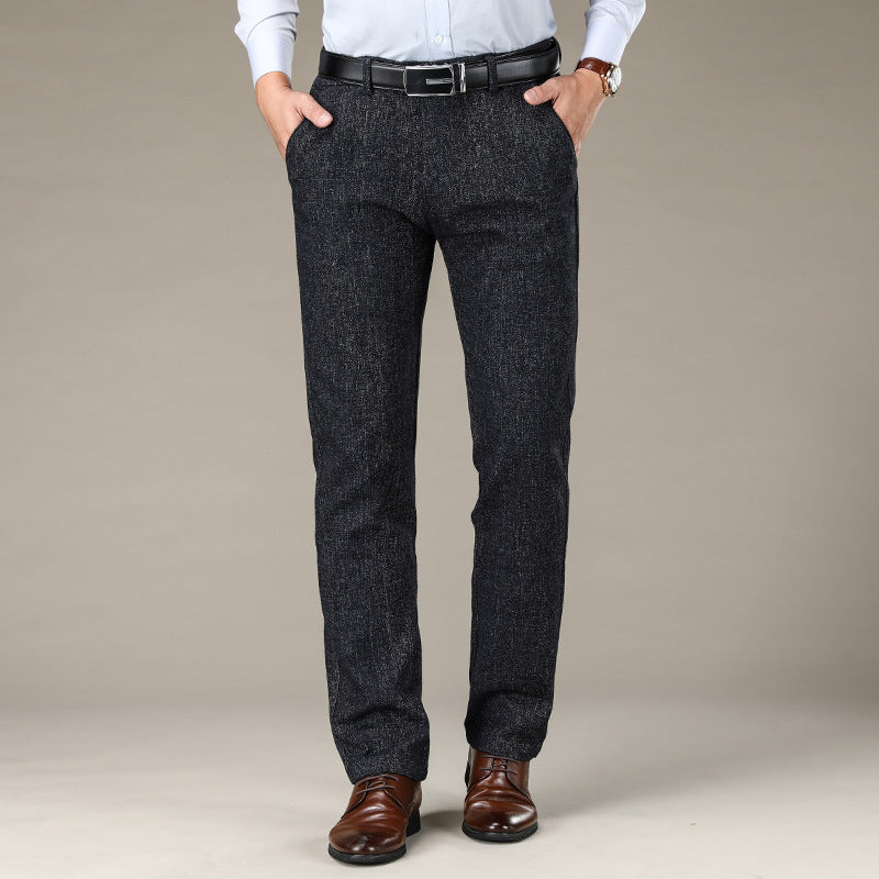 Stretch slim casual trousers - Thomas