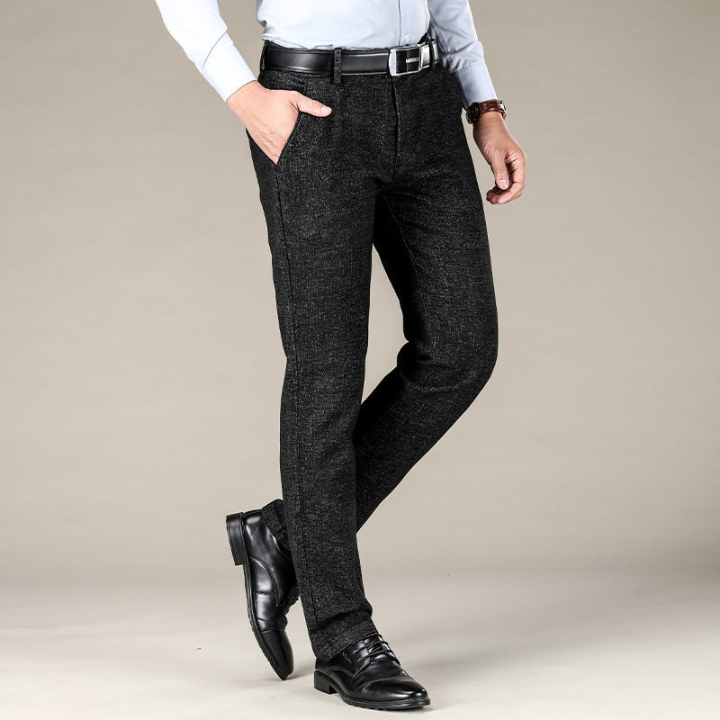 Stretch slim casual trousers - Thomas