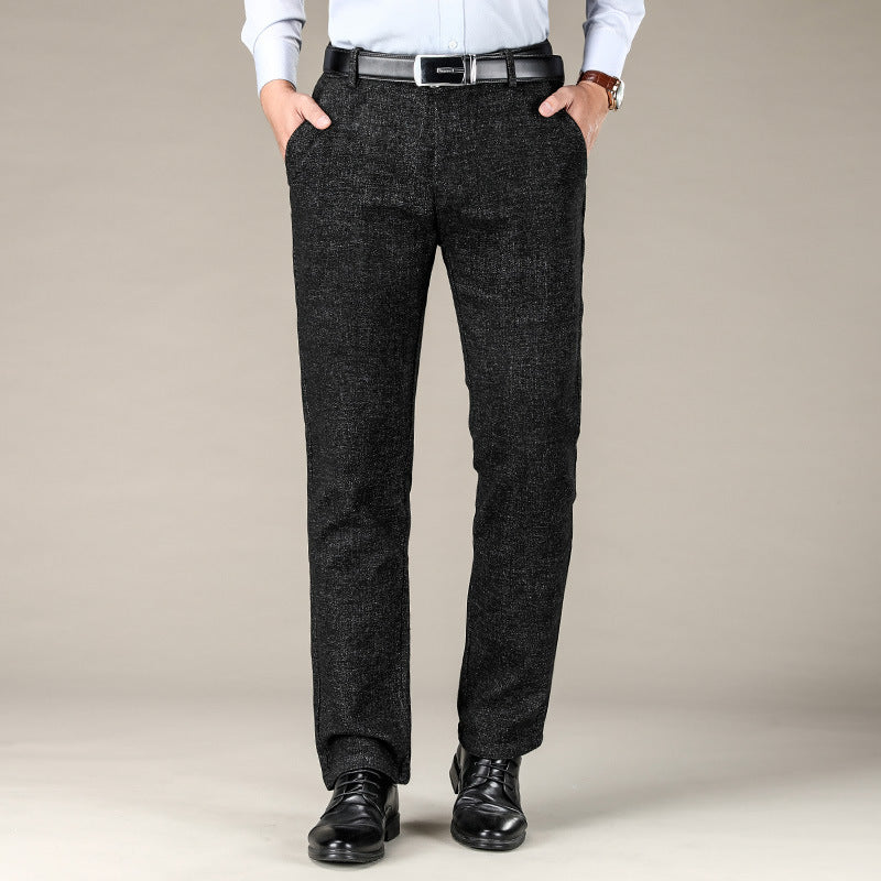 Stretch slim casual trousers - Thomas