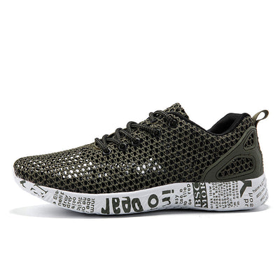 Breathable men's shoes with mesh design and urban sole - Aksel
