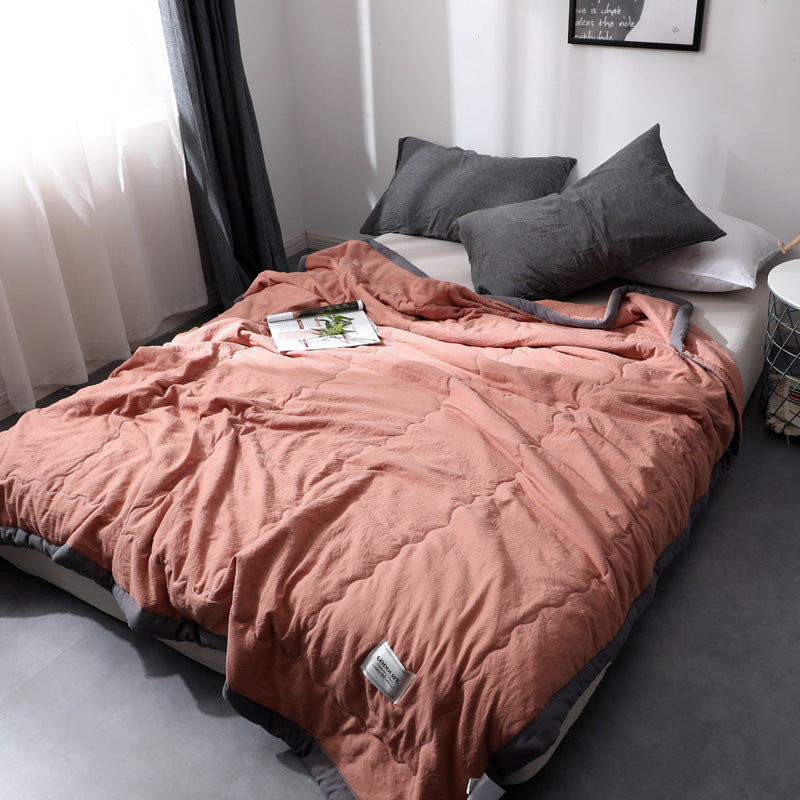 Breathable cotton summer quilt