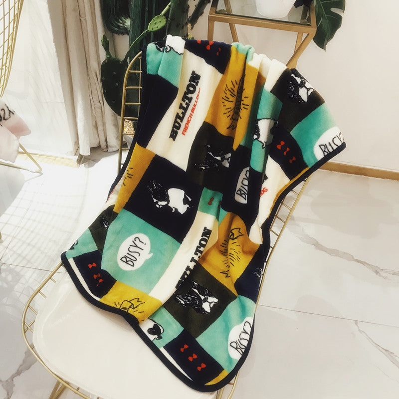 Pet fleece blanket