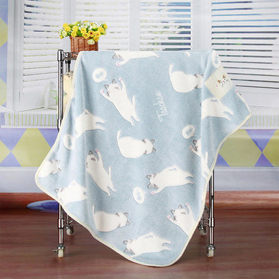Pet fleece blanket