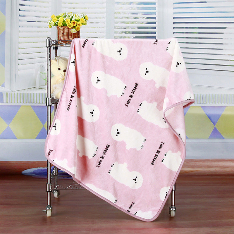Pet fleece blanket