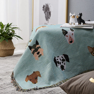 Printed cotton blanket