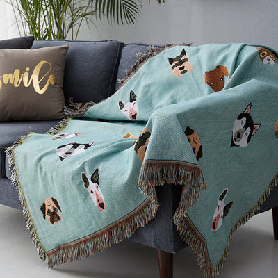 Printed cotton blanket