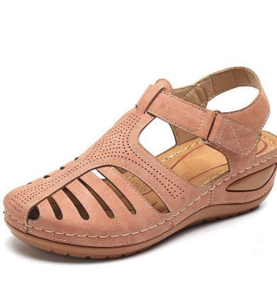 Women's sandals with openwork cut and ergonomic sole - Mariela