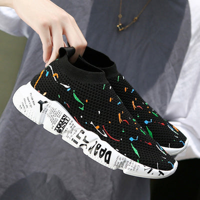 Men's breathable fabric trainers urban style - Adrian