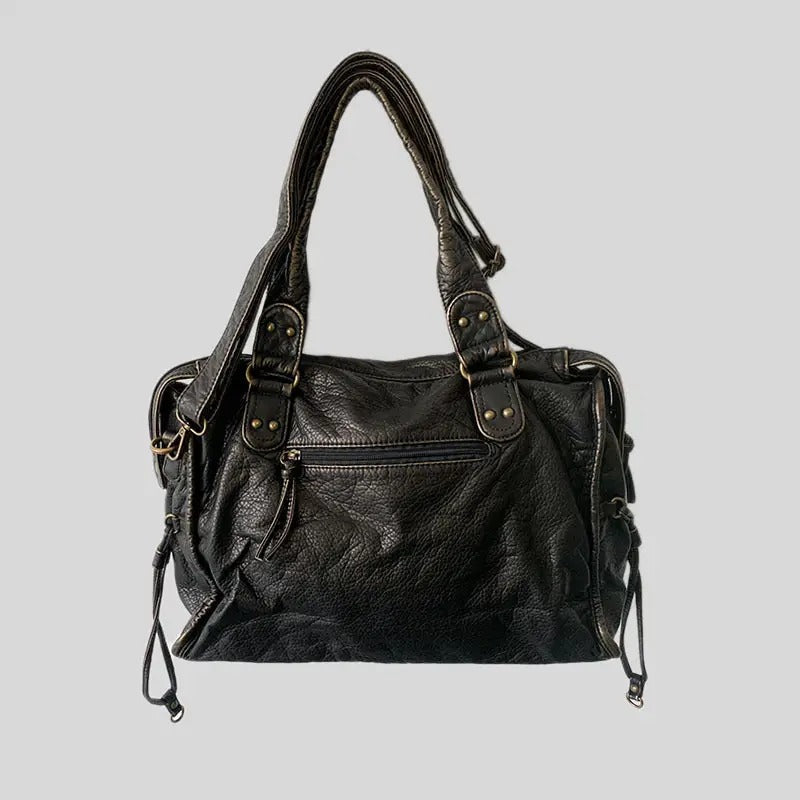 Jeoara - Vintage leather tote bag