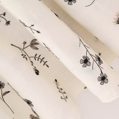 2 piece cream floral print set - Liora