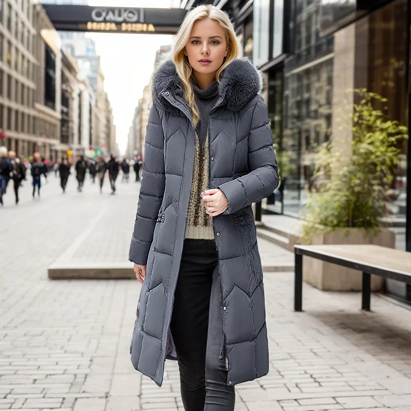 Fayette - Slim long winter coat