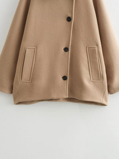 Scarlett - Vintage coat with fashionable collar