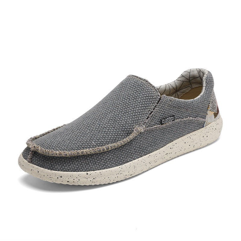 Men's casual breathable canvas trainers - Arven