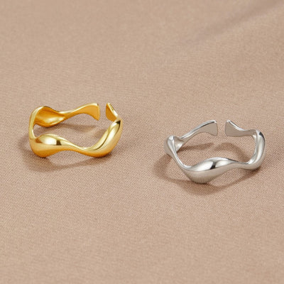 Gold Wave Ring