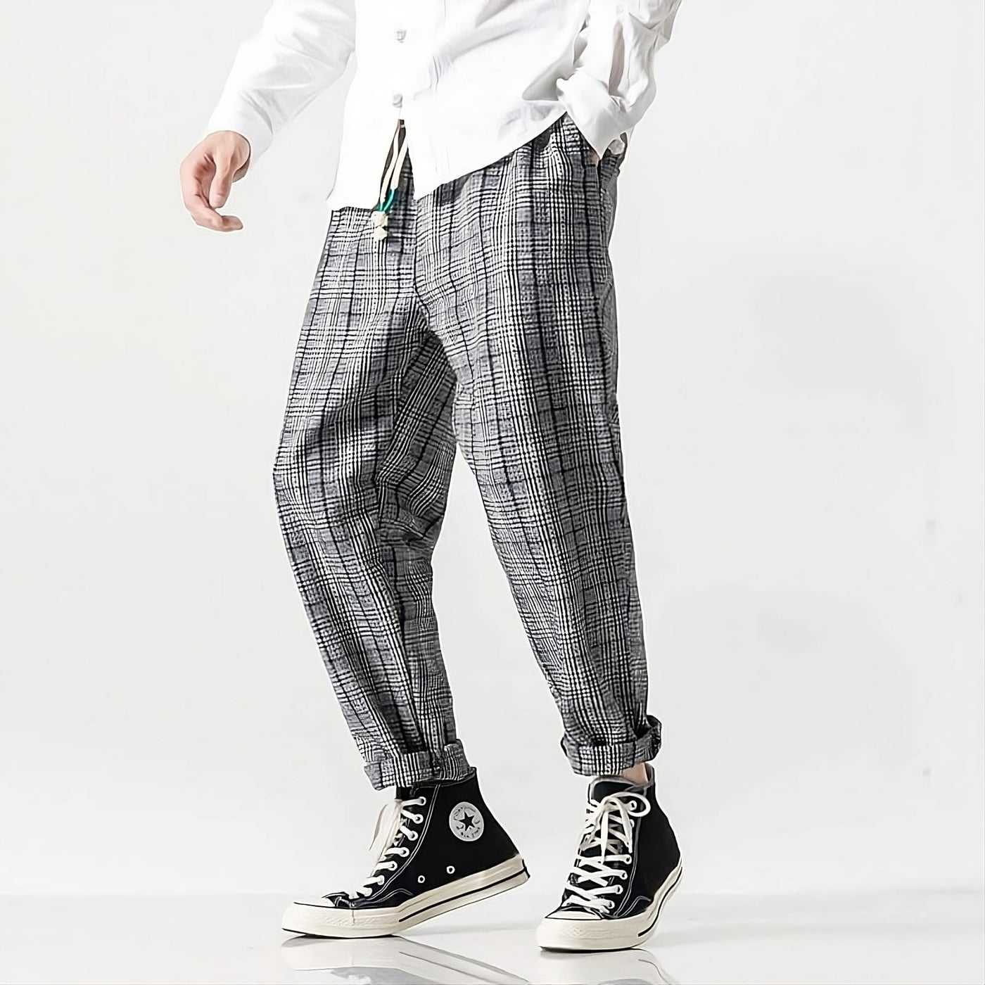 Men's trousers with print - Mau