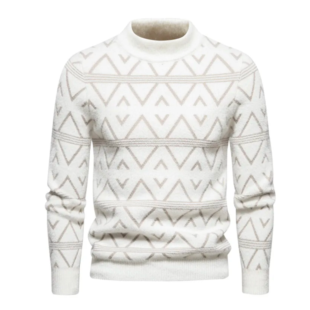 Alfie - Luxurious printed jumper for men