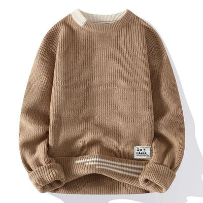 Soft knitted jumper for men