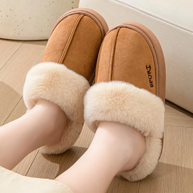 Eva Confort - Suede slippers for women