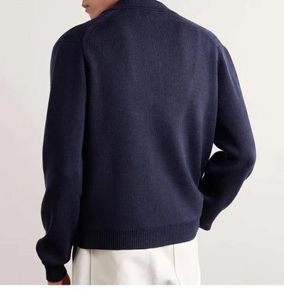 Beau - Herren Strickjacke mit aufgesetzten Taschen