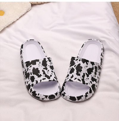 Women's slippers with leopard print - Malika