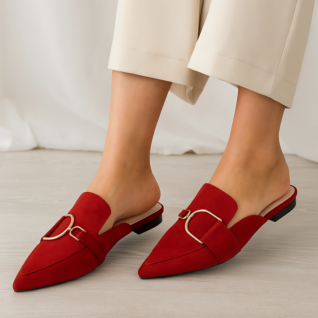 Suede Slip On Mule - Noruega