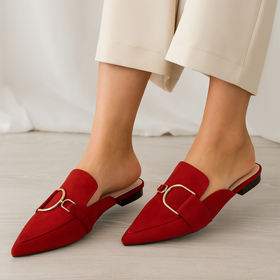 Suede Slip On Mule - Noruega
