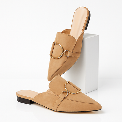 Suede Slip On Mule - Noruega