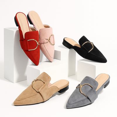 Suede Slip On Mule - Noruega