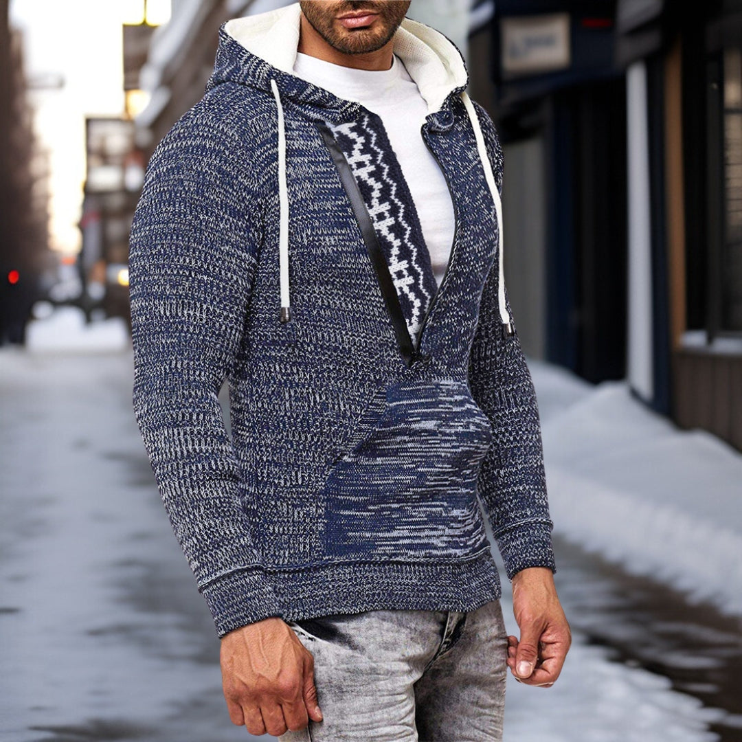 Tristian - Trendy hooded jumper