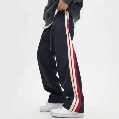 George - Draping Wide Leg Straight Pants Men