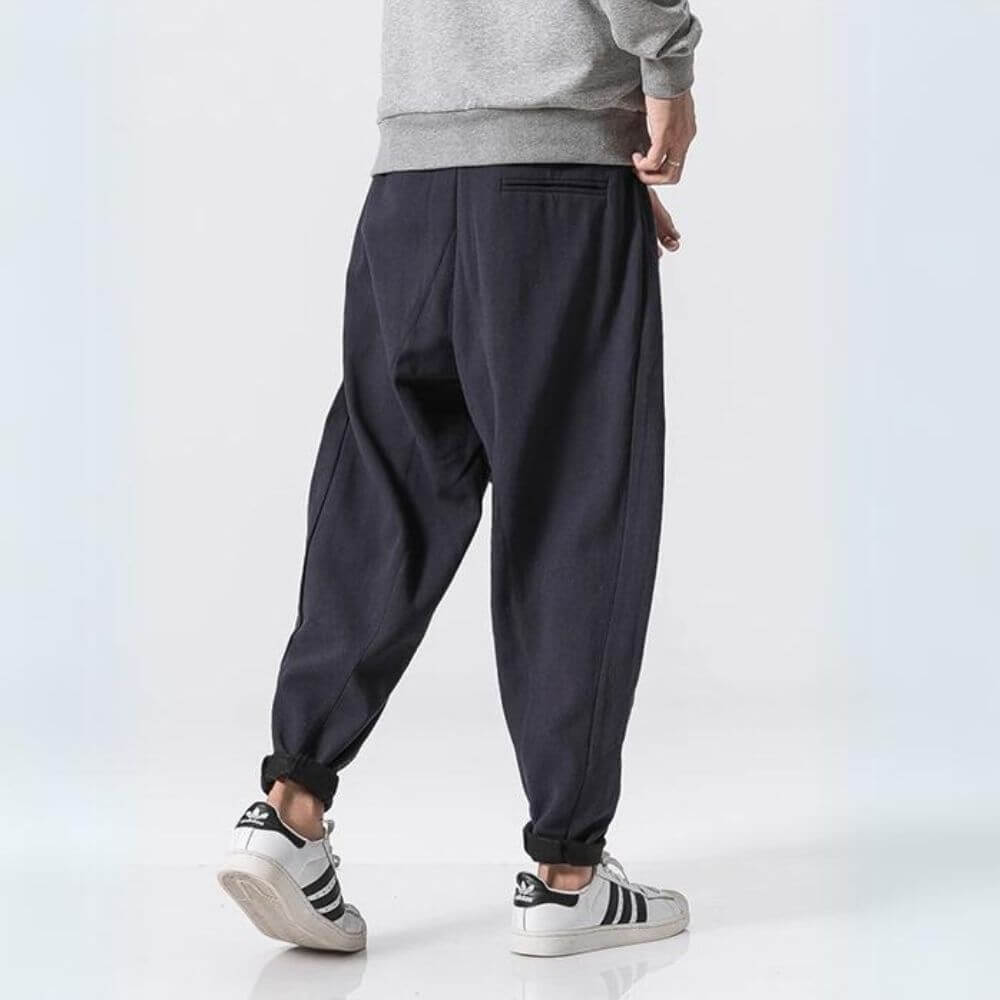 Men's loose linen trousers - Iker
