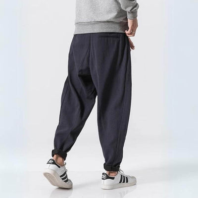 Men's loose linen trousers - Iker