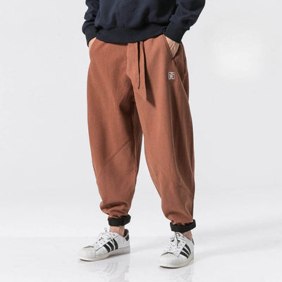 Men's loose linen trousers - Iker