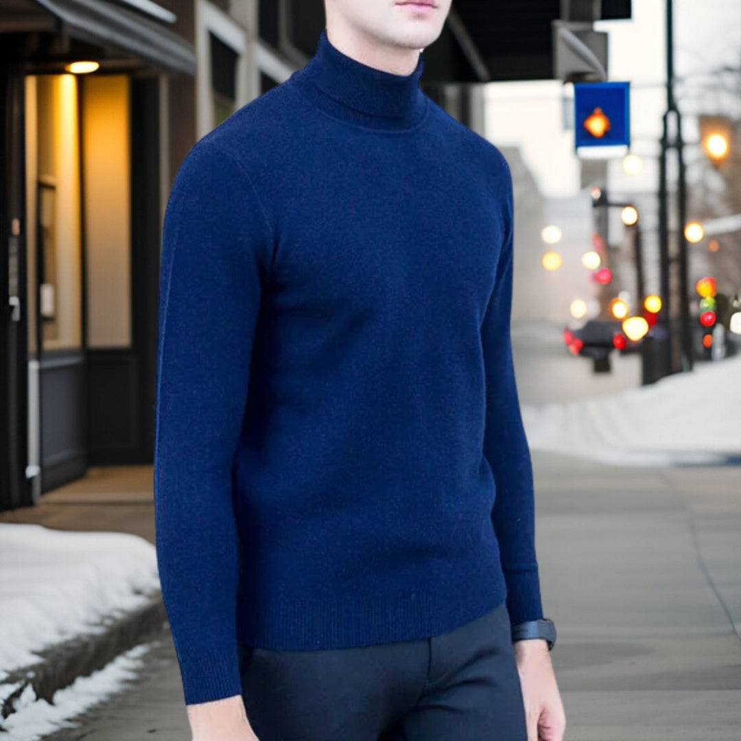 Ronny - Basic warm turtleneck jumper