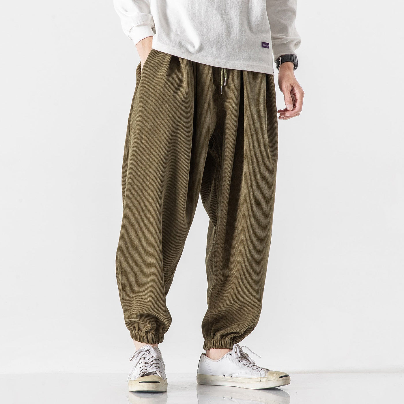 Corduroy men's baggy trousers - Marcus