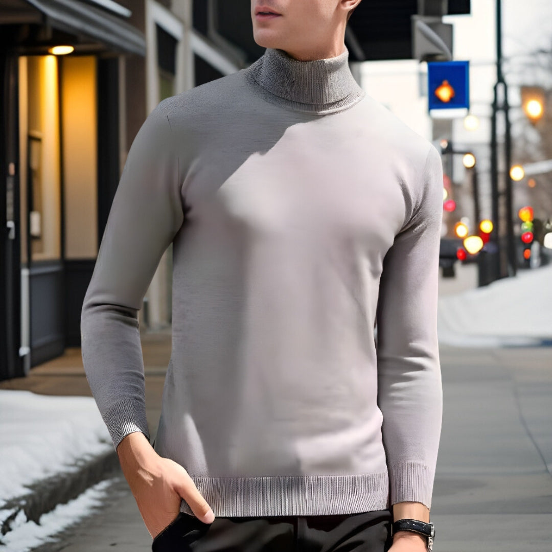 Ronny - Basic warm turtleneck jumper