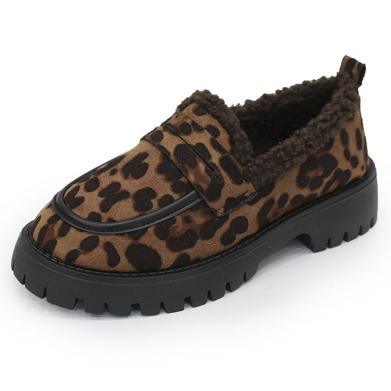 Women's printed moccasins