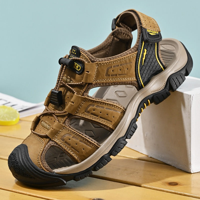 Men's breathable leather outdoor sandals - Dakar