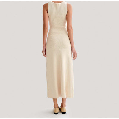 Long sleeveless women's dress - Élodie