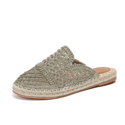 Good - slippers with closed toe, hollow toe, round toe for summer